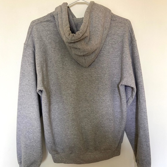 Grey Hoodie with Reworked Floral Design - Picture 5 of 5